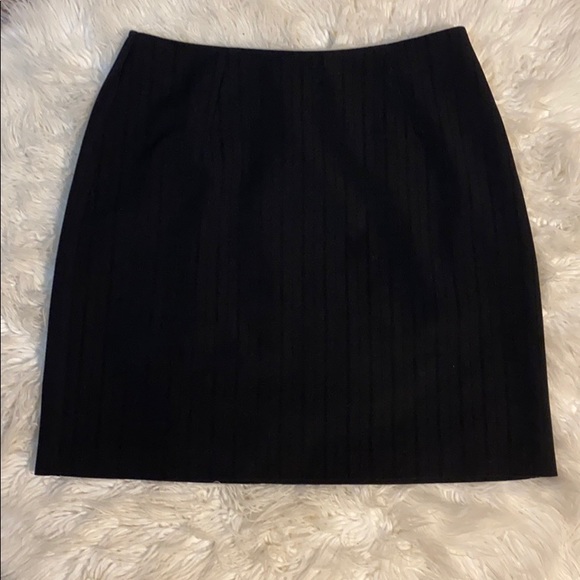 MORGAN & CO. SUBTLE STRIPED MIDI SKIRT - Picture 1 of 5